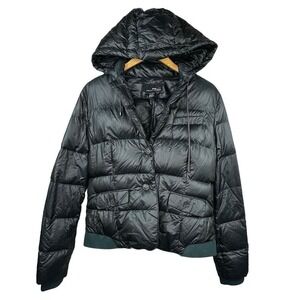 Ralph Lauren RLX Olive Green Puffer Jacket Size L Goose Down Quilted